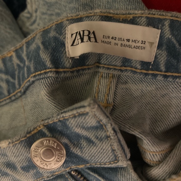 Zara straight leg mom jeans - Picture 2 of 3